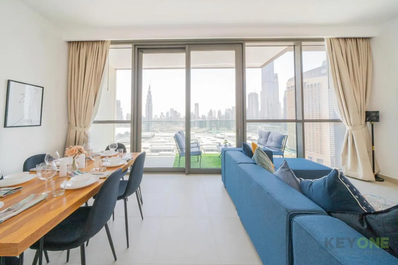 Ferienwohnung Keyone - 3Br With Maids In Downtown Views Dubai 0*,